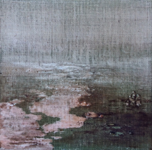 Peinture polaroid imaginaires papier toilé 54