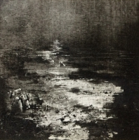 Peintures polaroid imaginaires 10x10 13