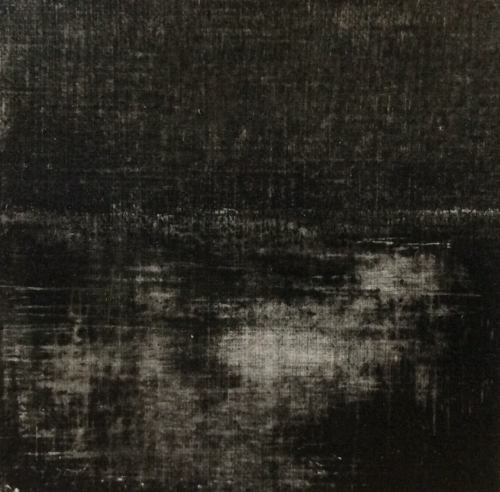 Peintures polaroid imaginaires 10x10 20