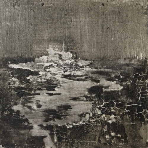 Peintures polaroid imaginaires 10x10 29