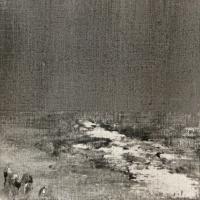 Peintures polaroid imaginaires 10x10 05