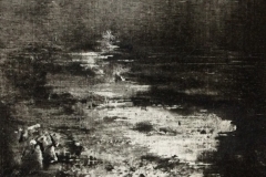 Peintures polaroid imaginaires 10x10 13