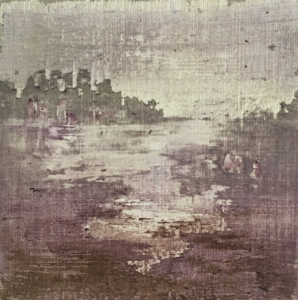 Peinture polaroid imaginaires papier toilé 08