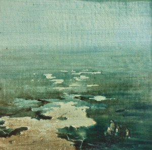 Peinture polaroid imaginaires papier toilé 15