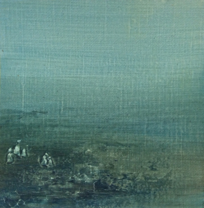 Peinture polaroid imaginaires papier toilé 56