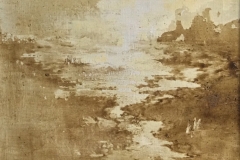 Tempera sur papier toilé 30x30 cm 25