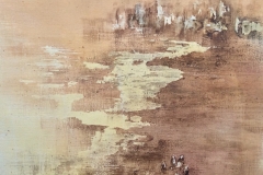 Tempera sur papier toilé 30x30 cm 18