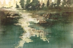 Tempera sur papier toilé 30x30 cm 07