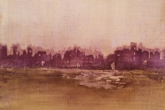 Tempera sur papier toilé 30x30 cm 20