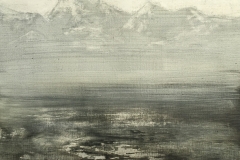 Tempera sur papier toilé 30x30 cm 28