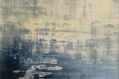 Tempera sur papier toilé 30x30 cm 35